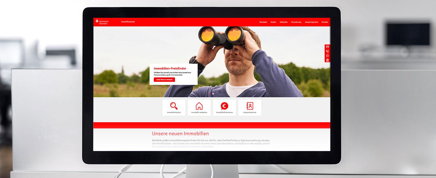 Immobilienportal <br> Sparkasse Bielefeld